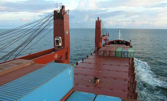 Containerschiffe, Houston/USA